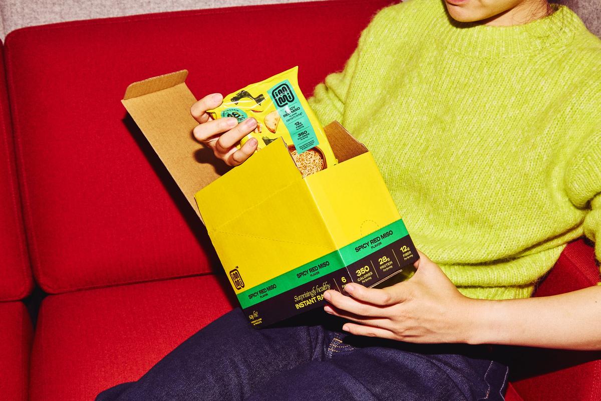 Boxes of immi ramen