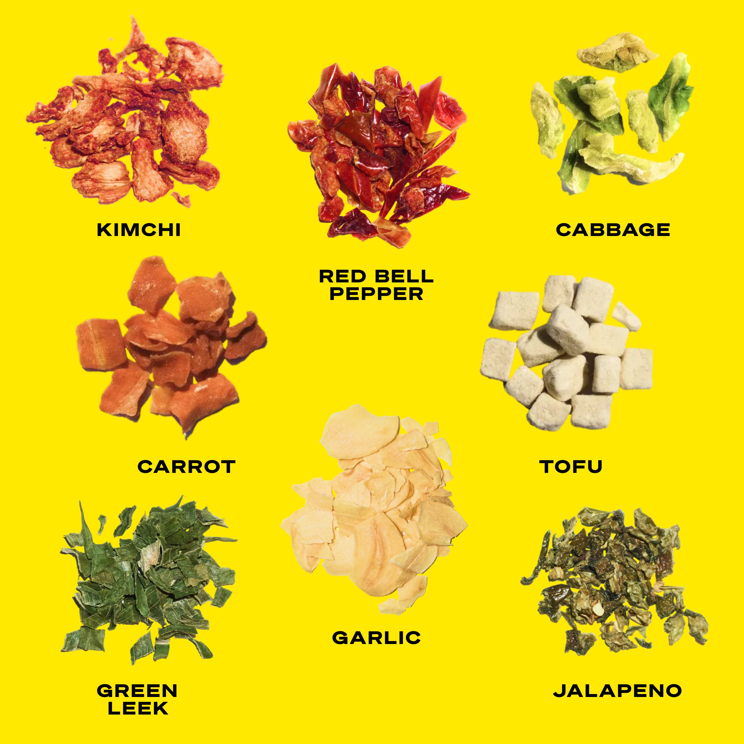 Veggie Toppings Mix Ingredients