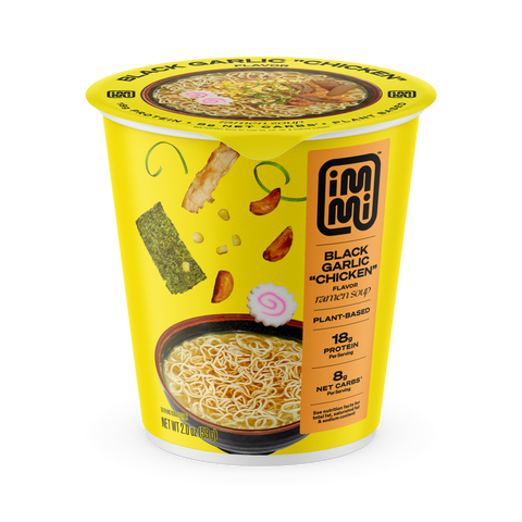 Black Garlic "Chicken" Cup Ramen